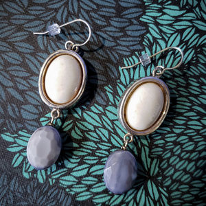 Simon Sebagg SSD 925 sterling silver drop earrings